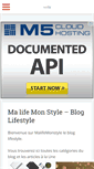 Mobile Screenshot of malifemonstyle.com